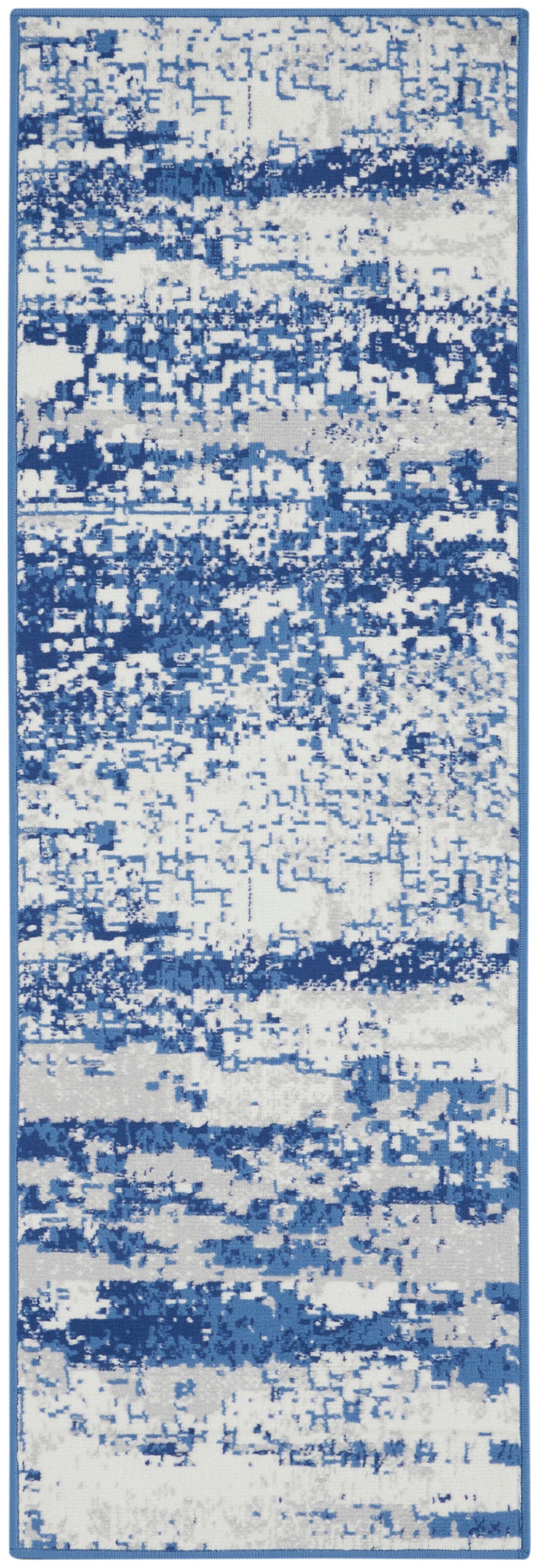 Whimsicle WHS06 Ivory Navy Rug - Runner