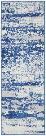 Whimsicle WHS06 Ivory Navy Rug - Runner