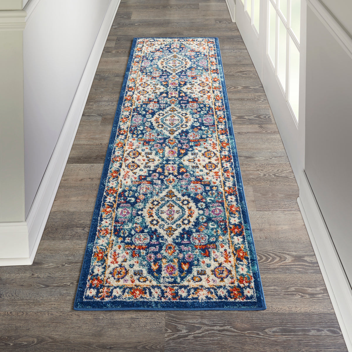 Passion PSN29 Blue Multicolor Rug - room scene