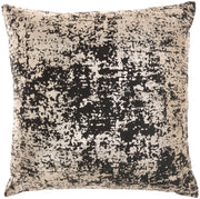 Sofia DR502 Black Rose Gold 20" x 20" Throw Pillows