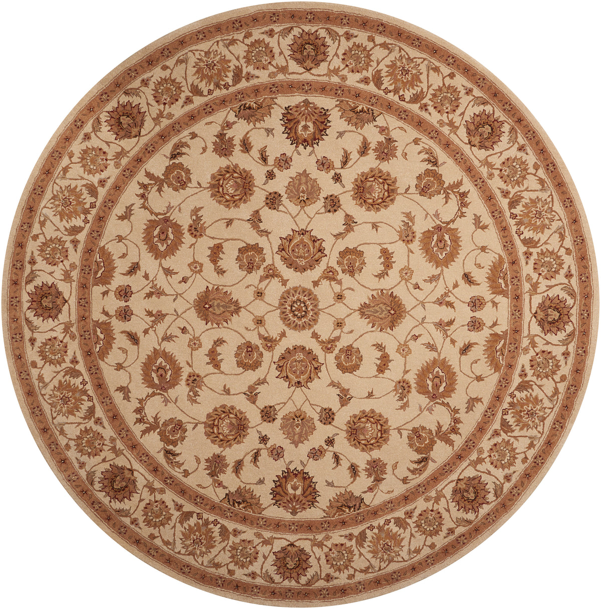 Heritage Hall HE08 Ivory Rug - Round