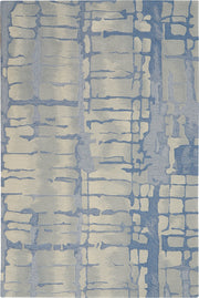 Symmetry SMM04 Blue Grey Rug - Rectangle