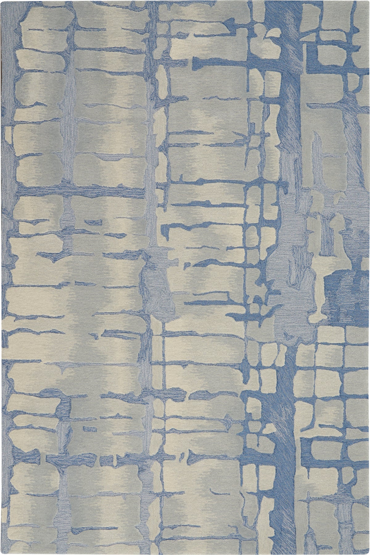Symmetry SMM04 Blue Grey Rug - Rectangle