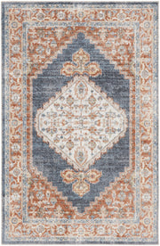 Astra Machine Washable ASW11 Denim Multicolor Rug - Rectangle