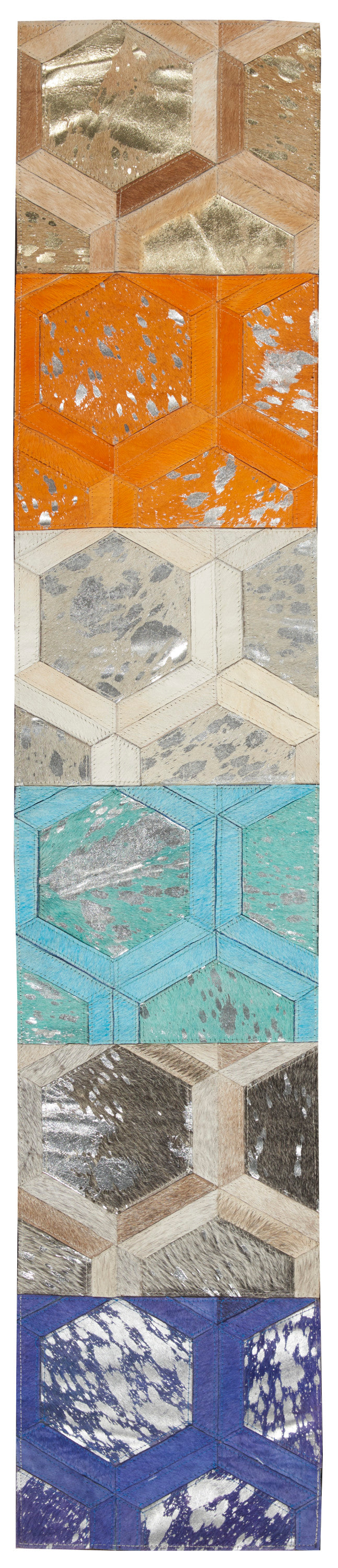 City Chic MA100 AMBER, TANGERINE, SNOW, TURQUOISE, SILVER, COBALT Rug - Blanket