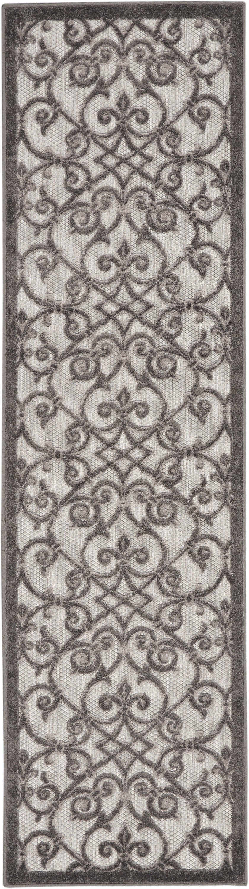 Aloha ALH21 Grey Charcoal Rug - Runner