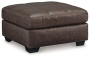 Barlin Mills Oversized Accent Ottoman Faux Leather