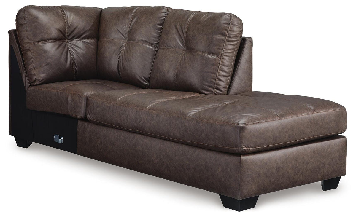 Barlin Mills RAF Corner Chaise Faux Leather