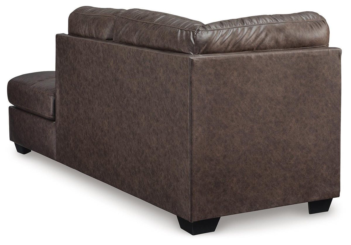 Barlin Mills RAF Corner Chaise Faux Leather