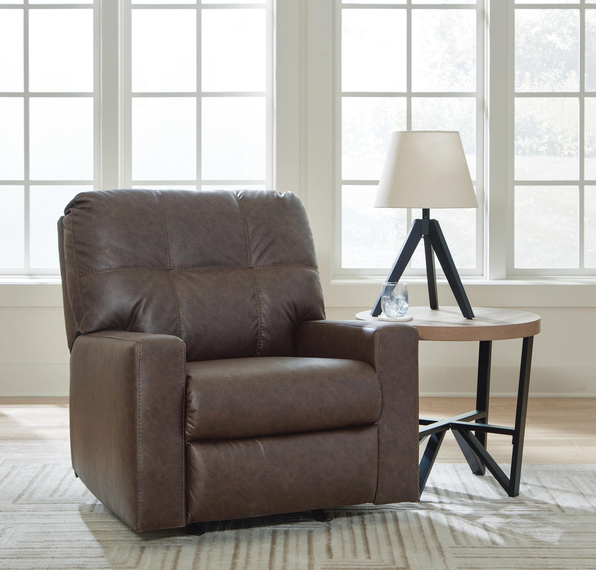 Barlin Mills Rocker Recliner Faux Leather