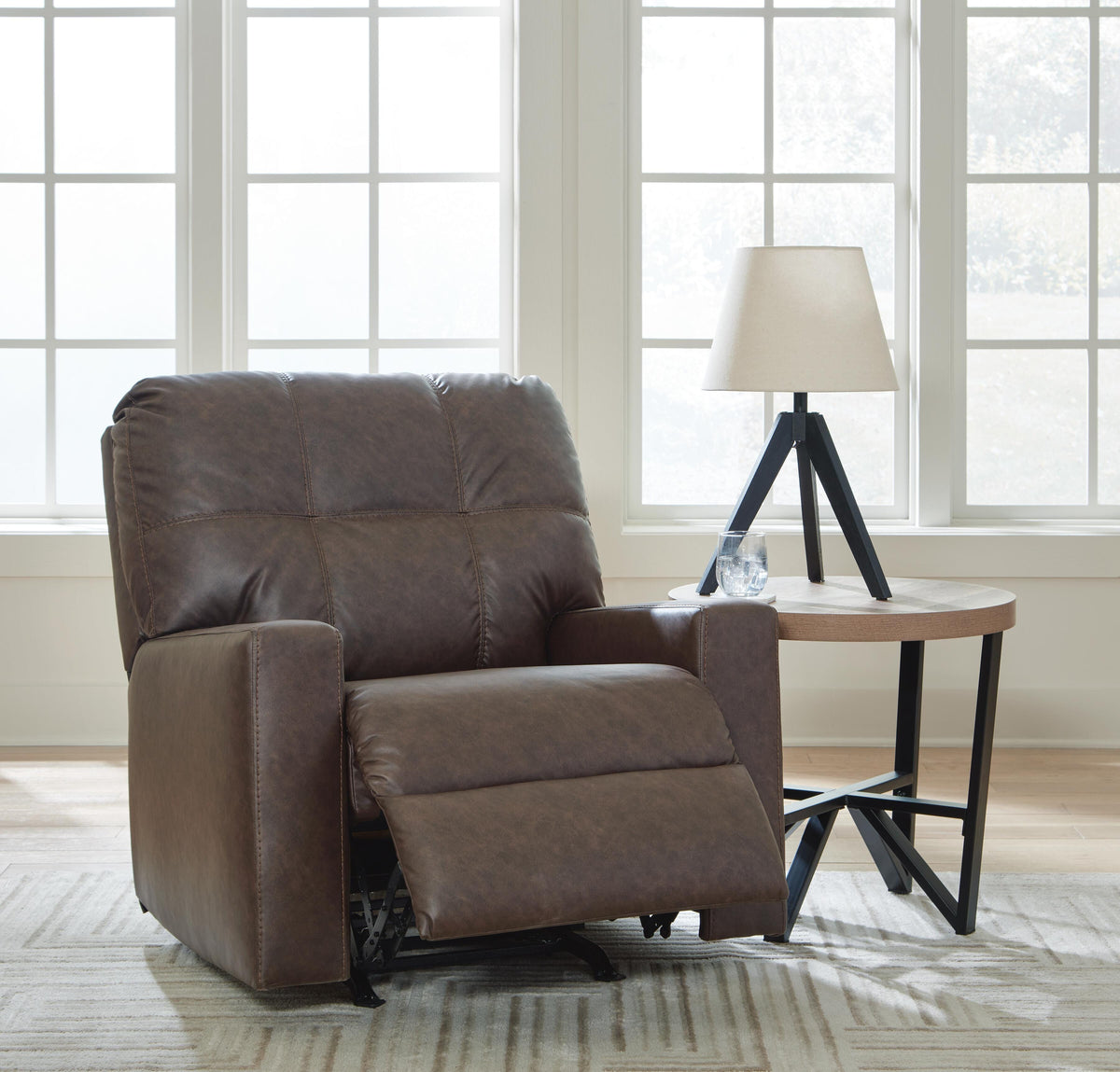 Barlin Mills Rocker Recliner Faux Leather