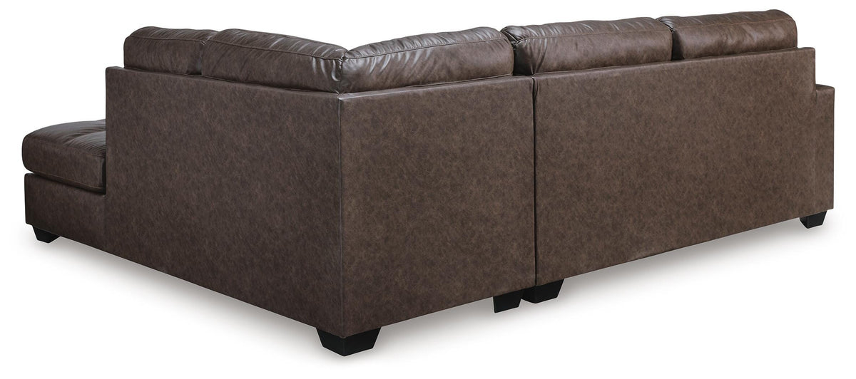 Barlin Mills 2-Piece Sectional with Chaise Faux Leather