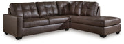 Barlin Mills 2-Piece Sectional with Chaise Faux Leather