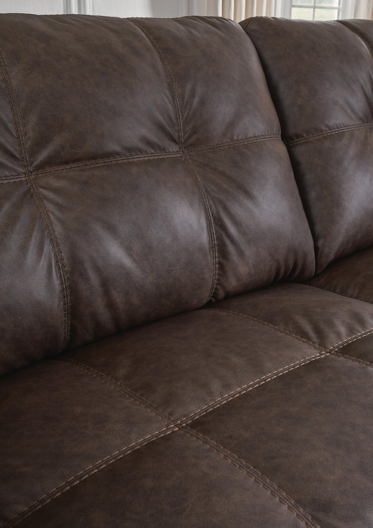 Barlin Mills 2-Piece Sectional with Chaise Faux Leather