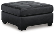 Barlin Mills Oversized Accent Ottoman Faux Leather