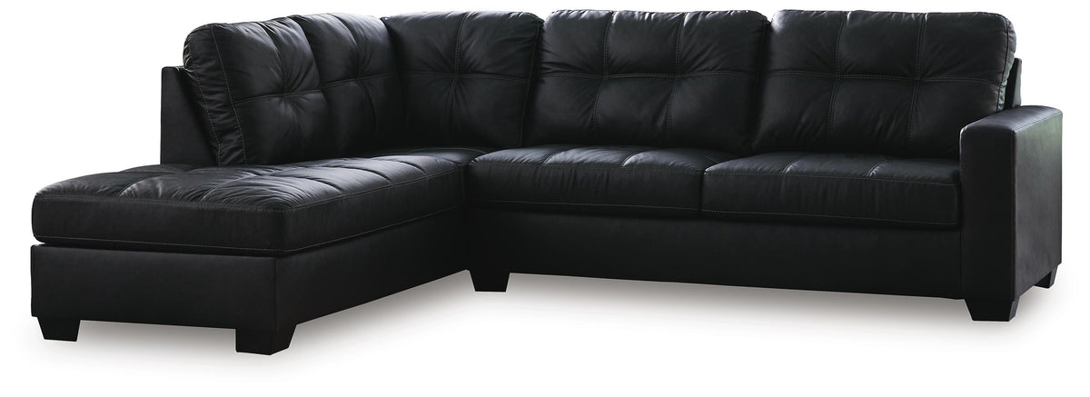 Barlin Mills 2-Piece Sectional with Chaise Faux Leather