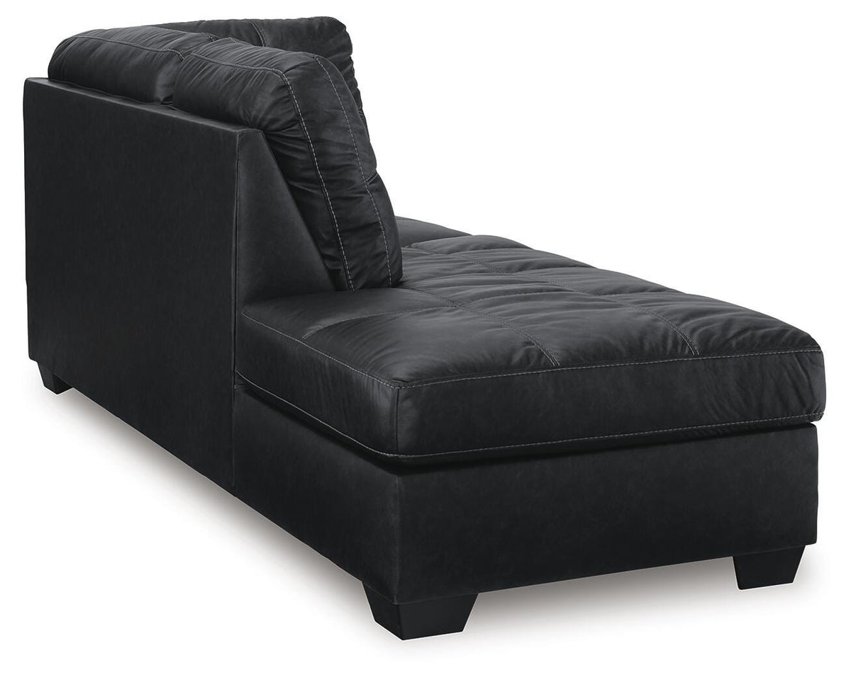 Barlin Mills LAF Corner Chaise Faux Leather