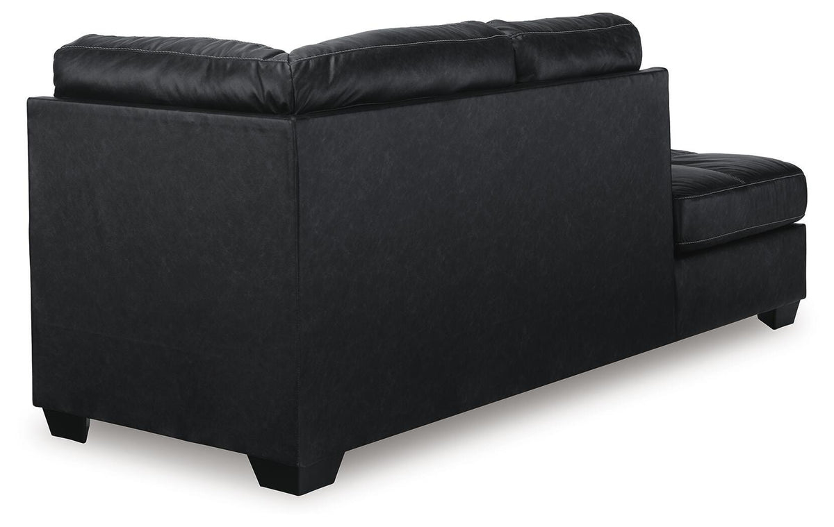 Barlin Mills LAF Corner Chaise Faux Leather