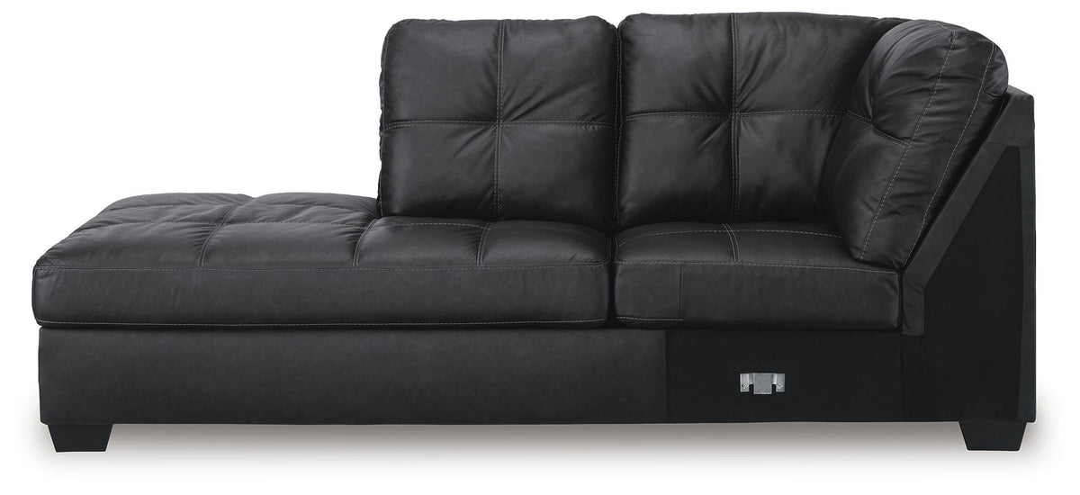 Barlin Mills LAF Corner Chaise Faux Leather