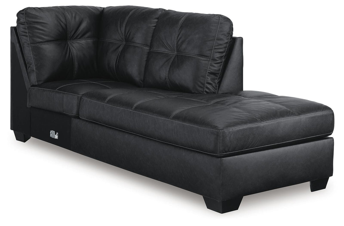 Barlin Mills RAF Corner Chaise Faux Leather