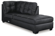 Barlin Mills RAF Corner Chaise Faux Leather