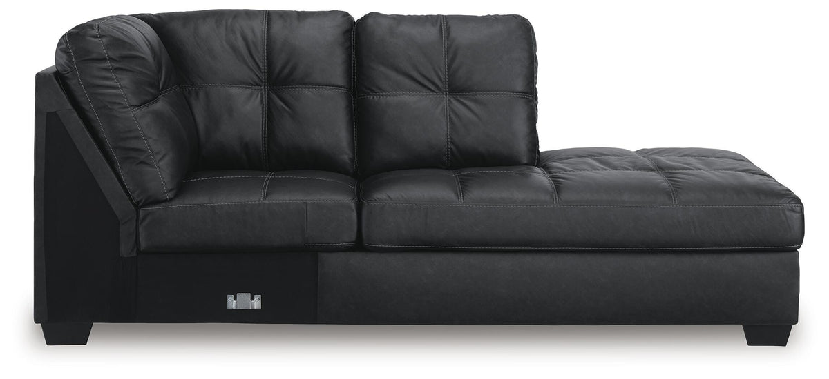 Barlin Mills RAF Corner Chaise Faux Leather
