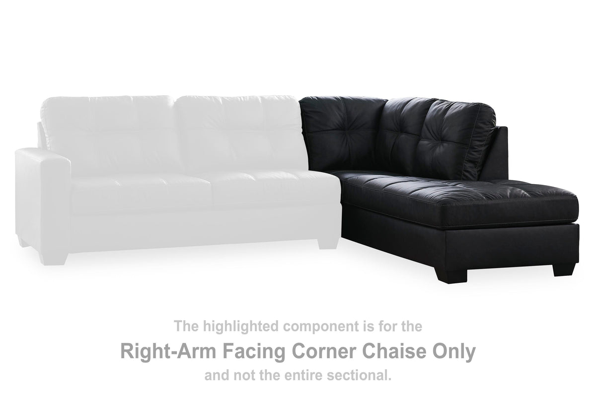Barlin Mills RAF Corner Chaise Faux Leather