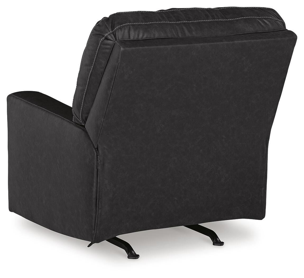 Barlin Mills Recliner and Oversized Accent Ottoman