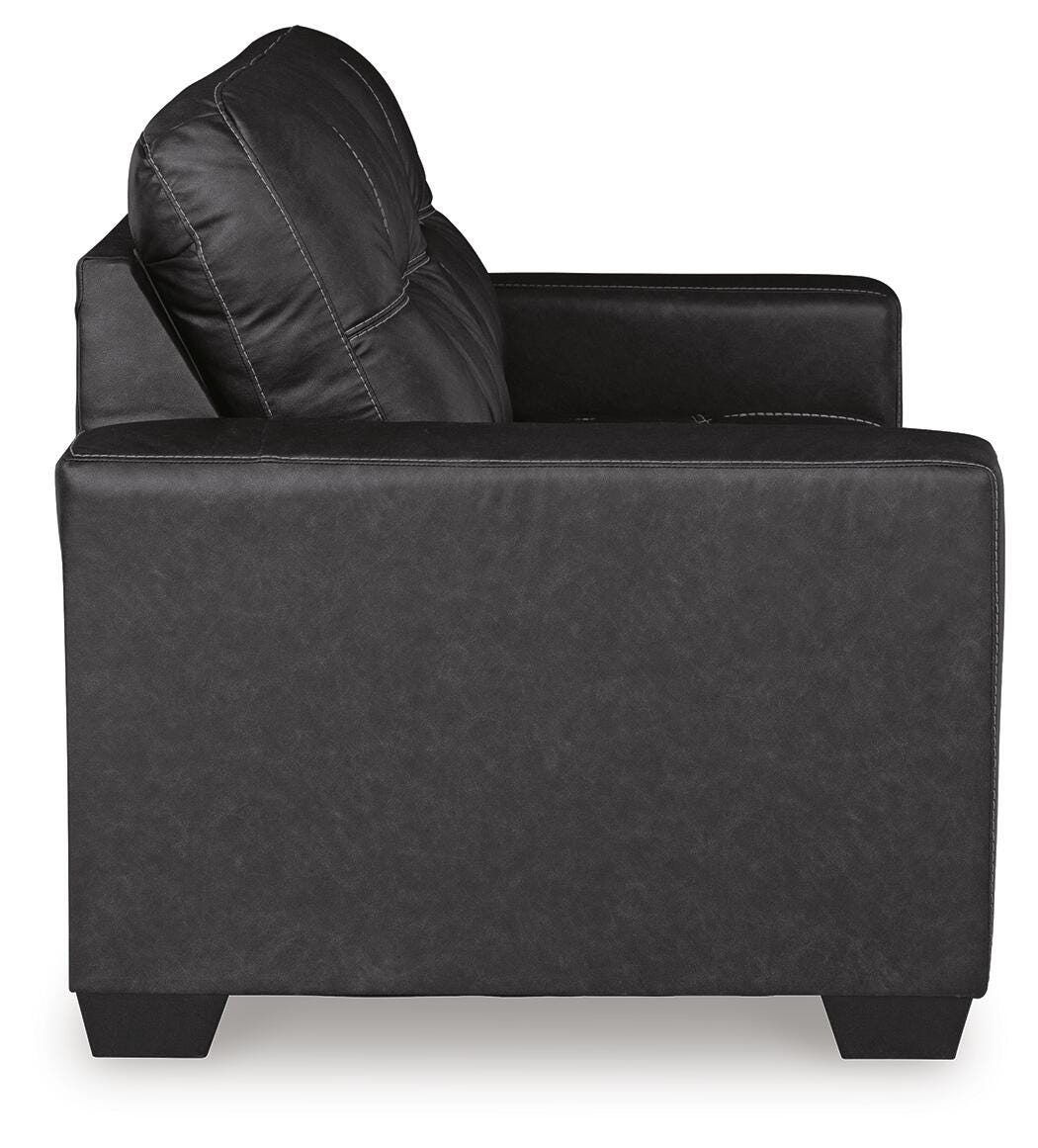 Barlin Mills Loveseat and Oversized Ottoman