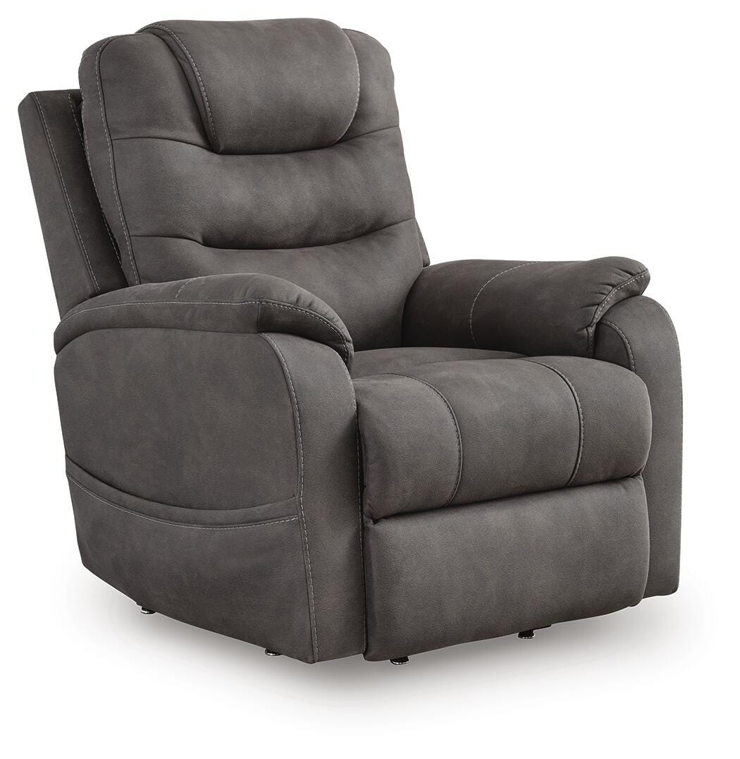 Snowfield Power Lift Recliner Faux Leather