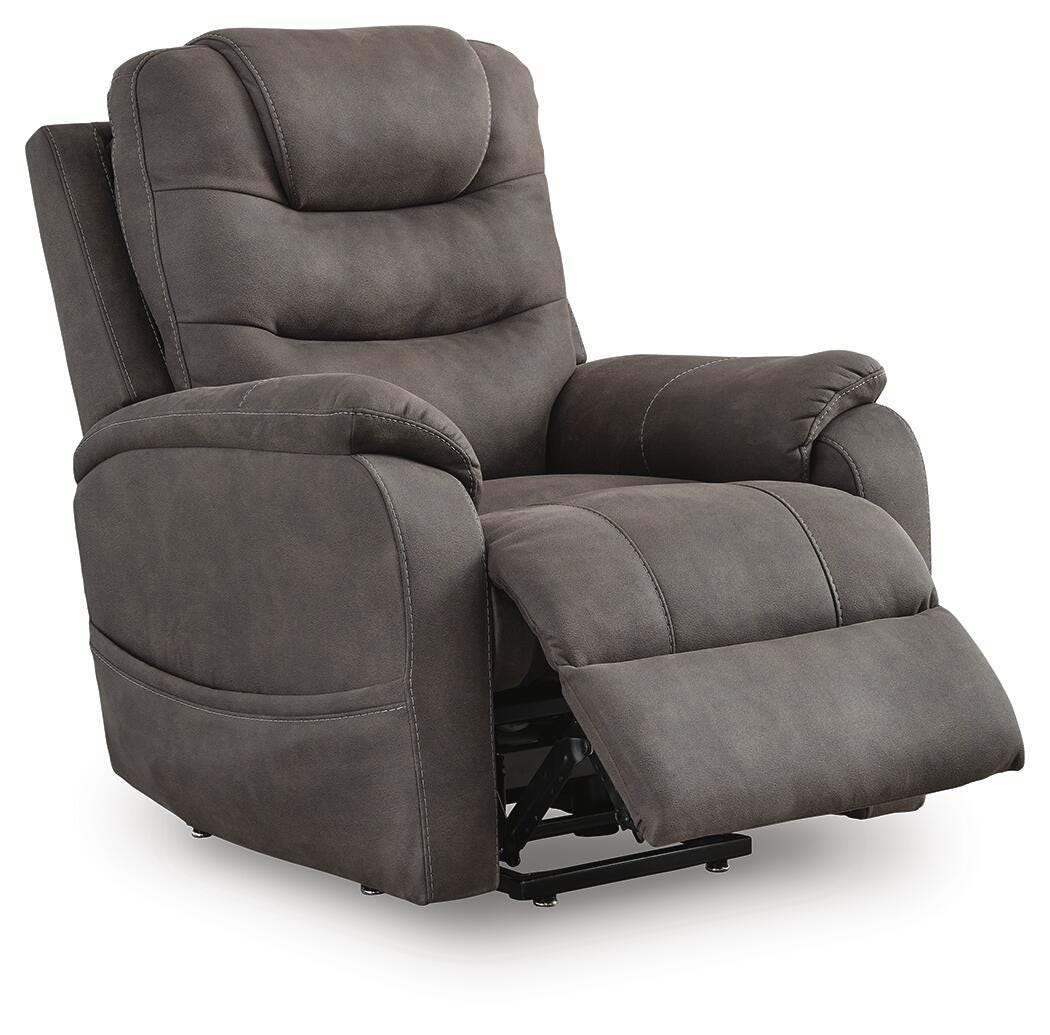 Snowfield Power Lift Recliner Faux Leather