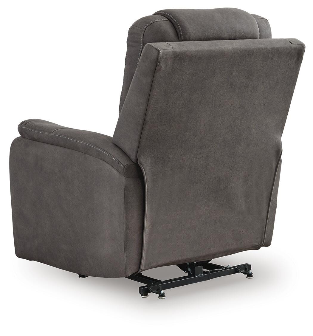 Snowfield Power Lift Recliner Faux Leather