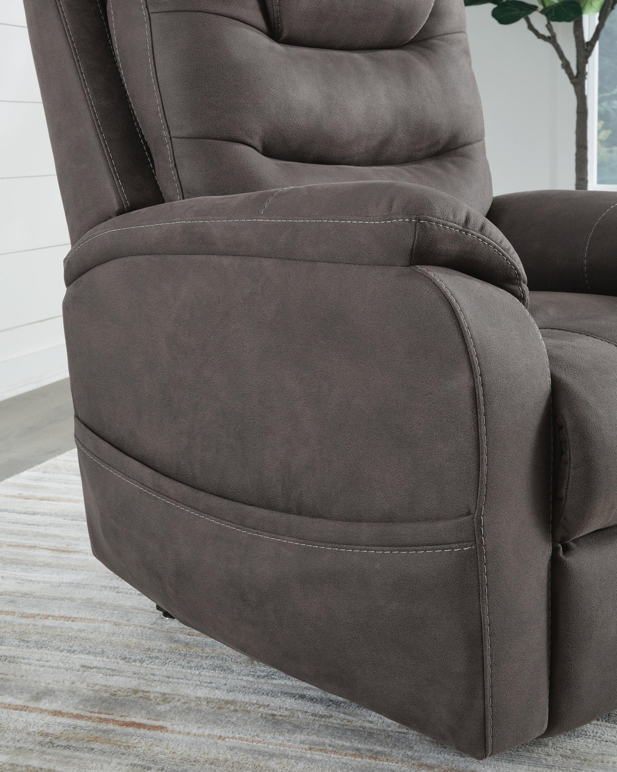 Snowfield Power Lift Recliner Faux Leather