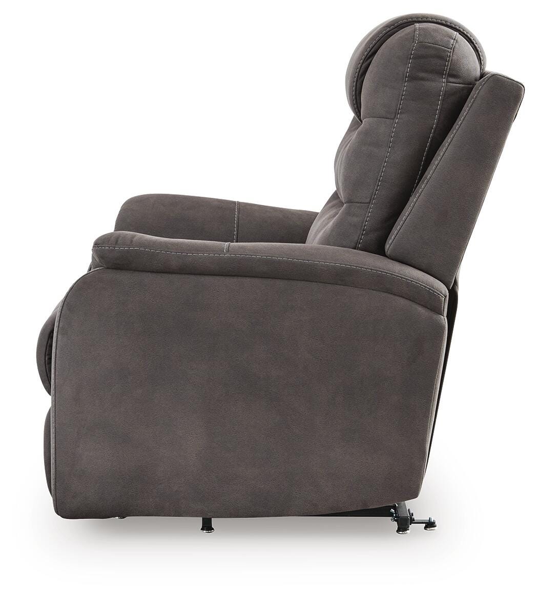 Snowfield Power Lift Recliner Faux Leather