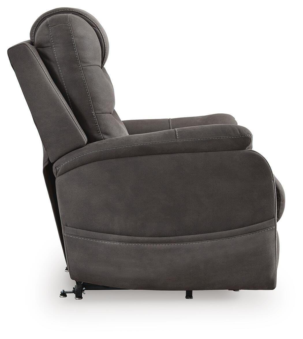 Snowfield Power Lift Recliner Faux Leather