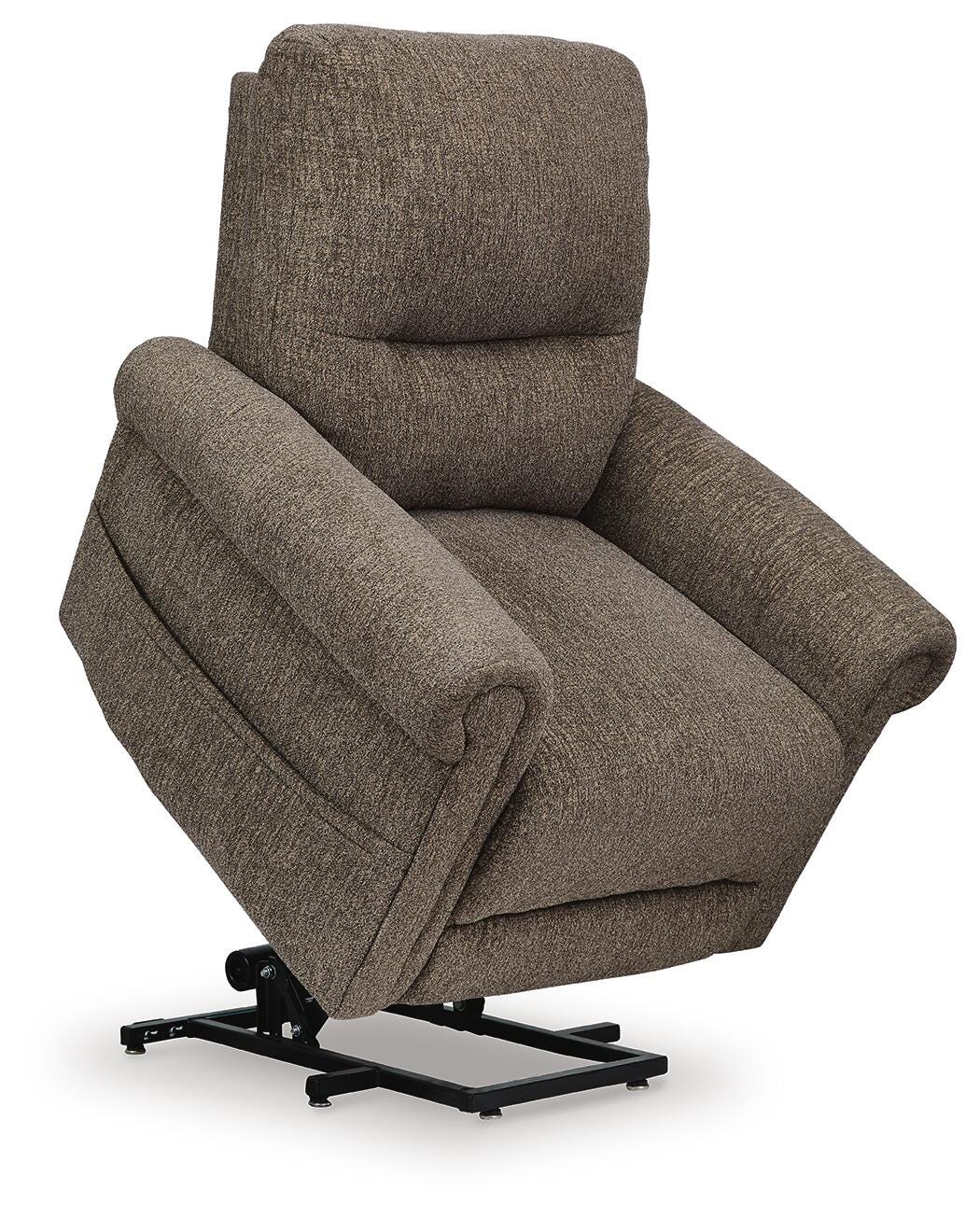 Aureta Power Lift Recliner Chenille Next-Gen Nuvella™ Performance Fabric