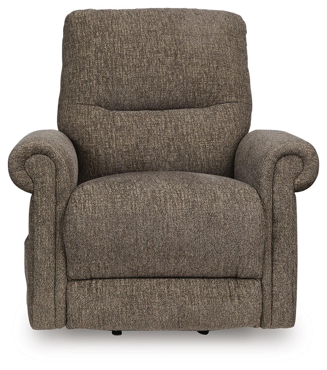 Aureta Power Lift Recliner Chenille Next-Gen Nuvella™ Performance Fabric