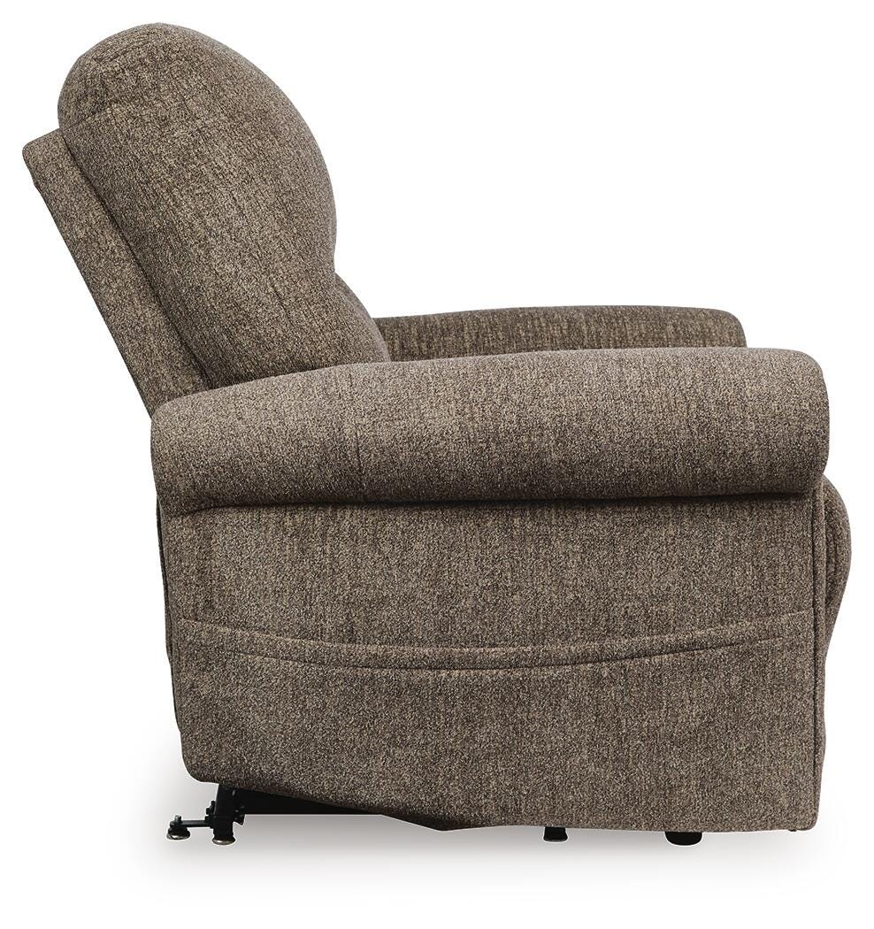Aureta Power Lift Recliner Chenille Next-Gen Nuvella™ Performance Fabric