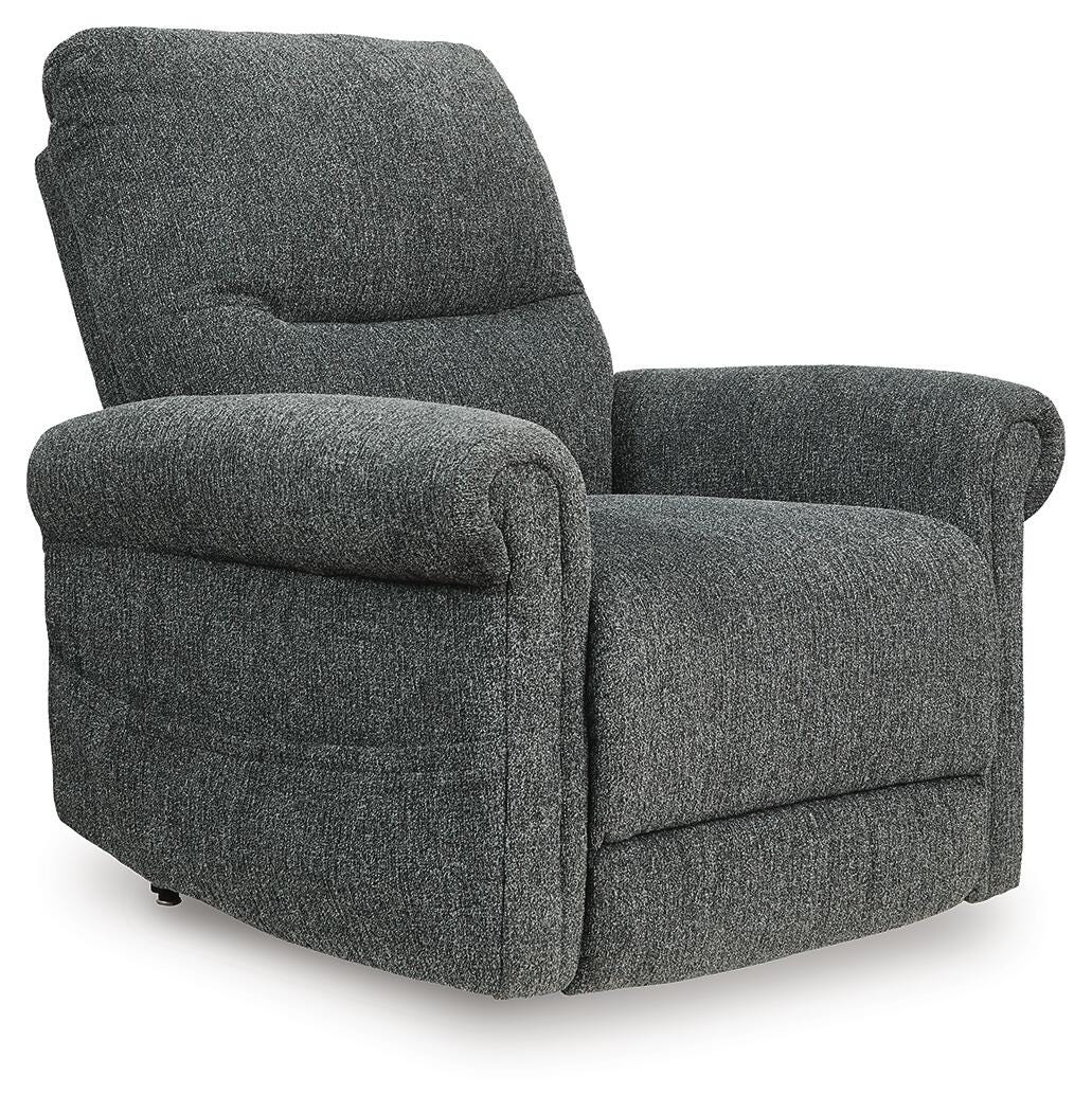 Aureta Power Lift Recliner Chenille Next-Gen Nuvella™ Performance Fabric
