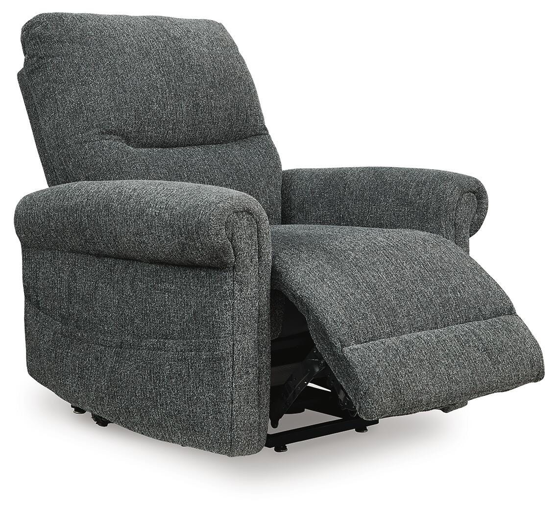 Aureta Power Lift Recliner Chenille Next-Gen Nuvella™ Performance Fabric