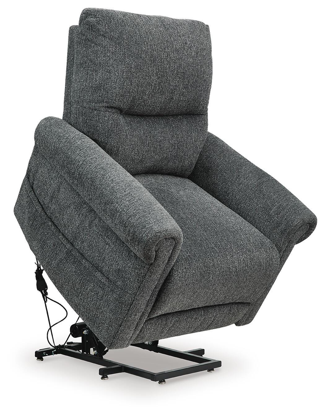 Aureta Power Lift Recliner Chenille Next-Gen Nuvella™ Performance Fabric