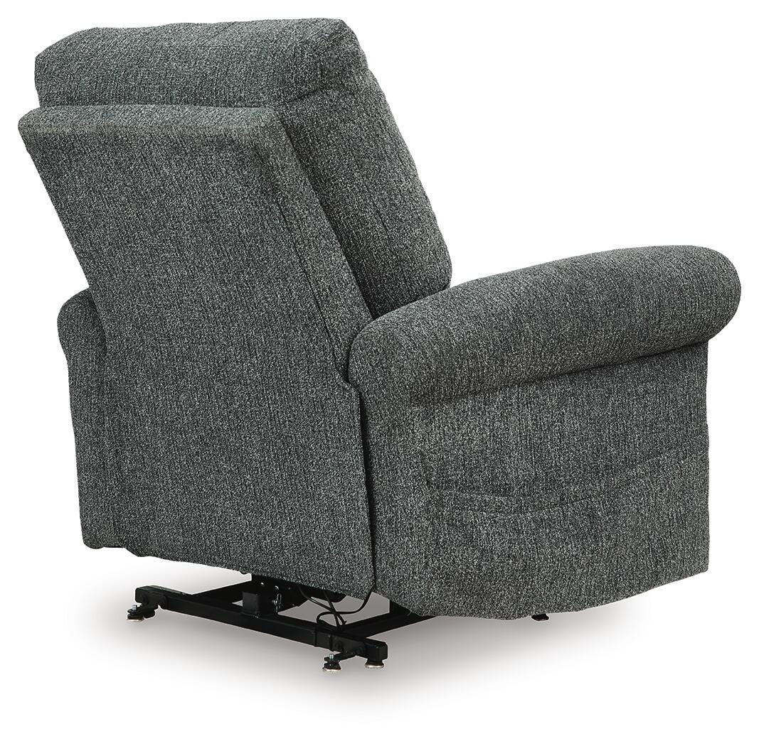 Aureta Power Lift Recliner Chenille Next-Gen Nuvella™ Performance Fabric