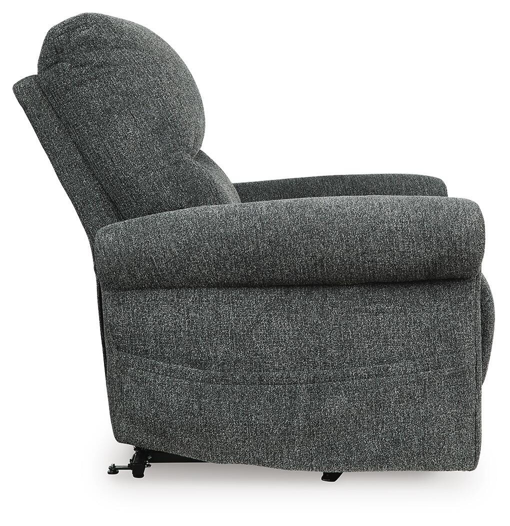 Aureta Power Lift Recliner Chenille Next-Gen Nuvella™ Performance Fabric