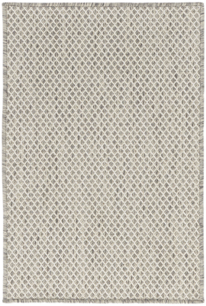 Courtyard COU01 Ivory Silver Rug - Rectangle