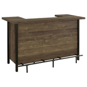 Bellemore Freestanding Home Bar Wine Cabinet - Rustic Oak