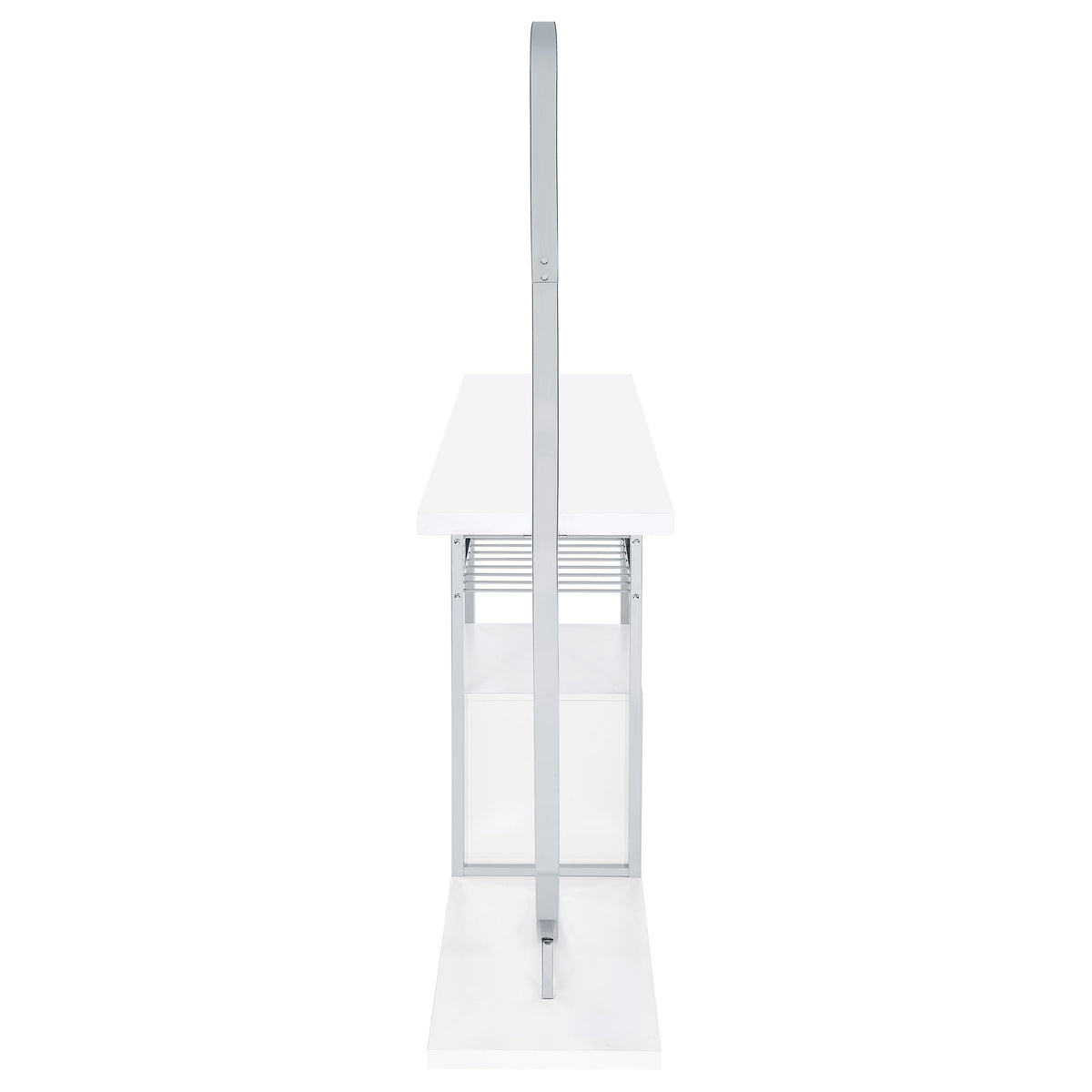 Risley 2-door Circular LED Wine Cabinet - White