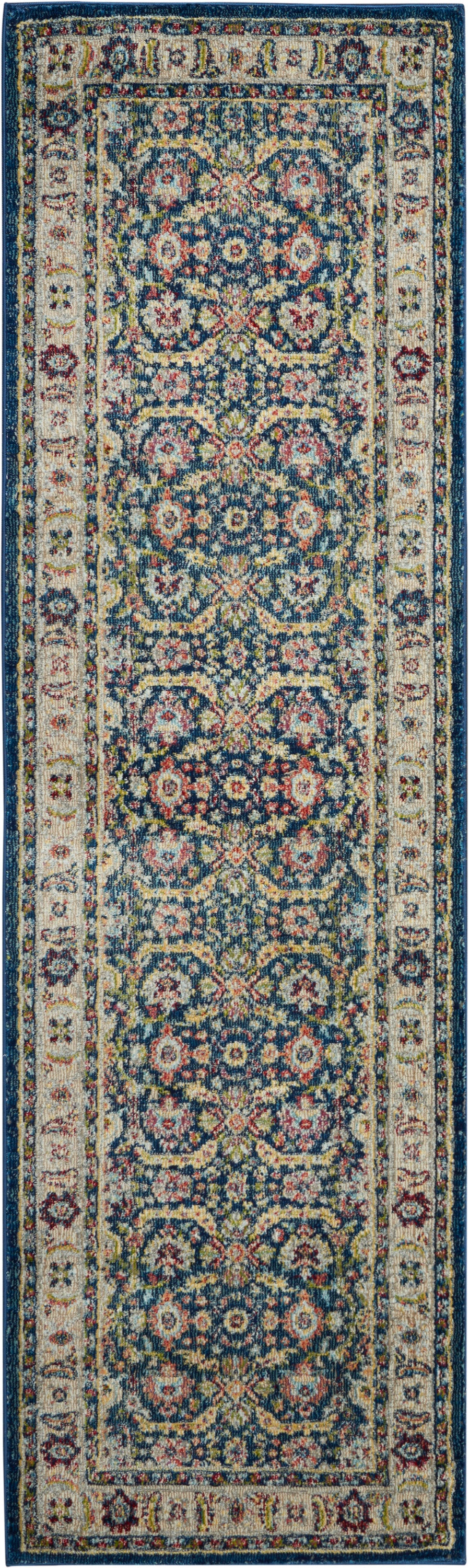 Ankara Global ANR13 Navy Multicolor Rug - Runner