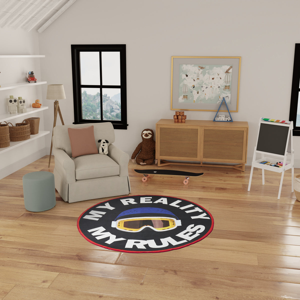 Imagination IMA24 Multicolor Rug - room scene