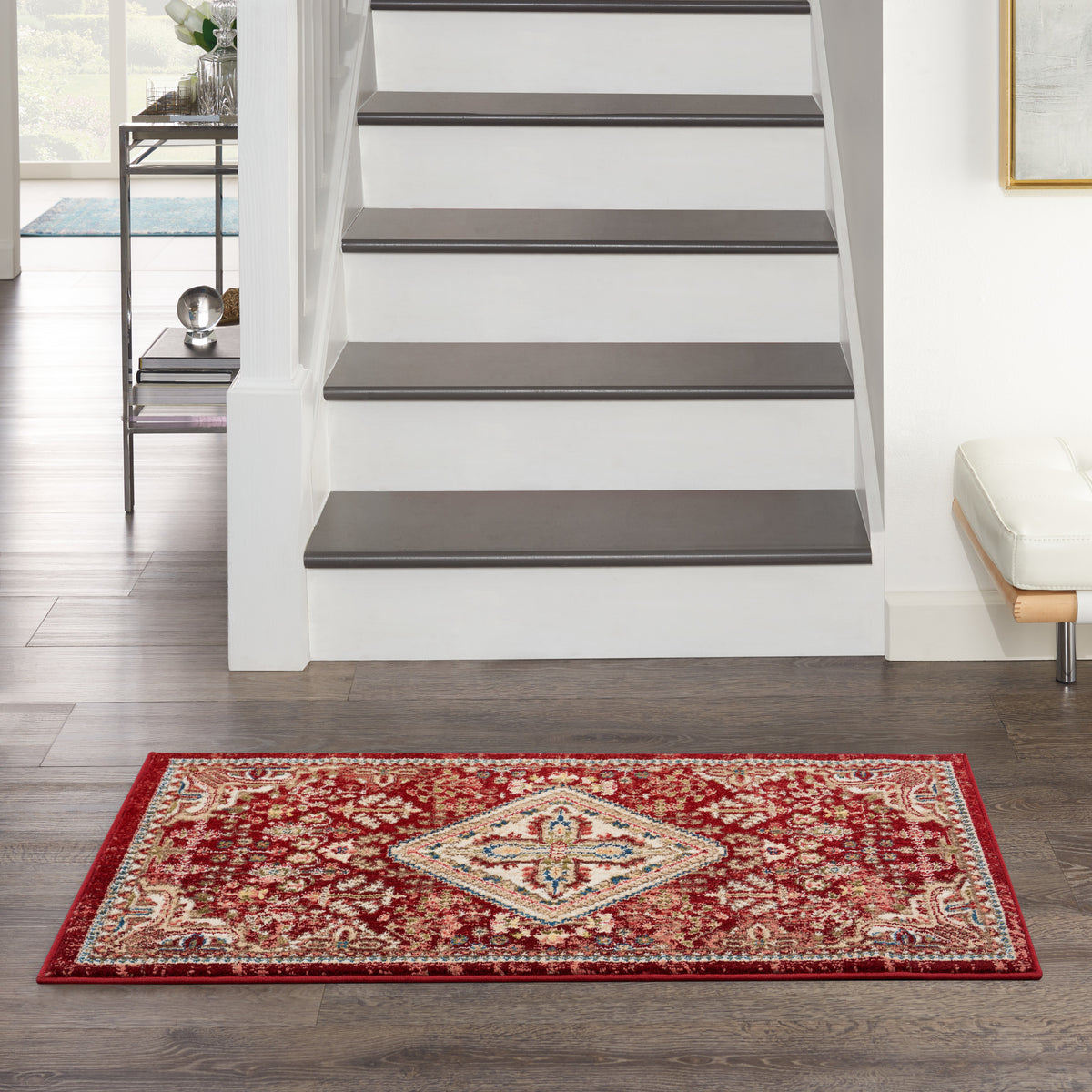 Karisma KAR02 Brick Ivory Rug - room scene