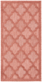 Easy Care NES01 Coral Orange Rug - Rectangle